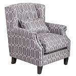 Кресло Henry Armchair grey velour варинант исполнения - 1 | Loft Concept в Челябинске