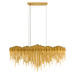 Люстра подвесная с металлическими дугами и длинными цепочками 115 см Atlantis Chain варинант исполнения - 4 | Loft Concept в Челябинске