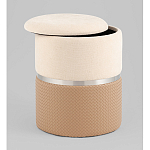 Пуф Mauldine с ящиком бежевый с экокожей варинант исполнения - 2 | Loft Concept в Челябинске