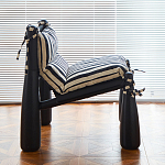 Кресло черно-белое со съемными подушками Celebrity варинант исполнения - 6 | Loft Concept в Челябинске