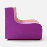 Дизайнерское кресло зеленое Poltronova Sofo Verosa Green Pink Armchair варинант исполнения - 7 | Loft Concept в Челябинске