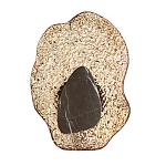 Бра с волнообразным стеклянным плафоном и вставкой из мрамора Liquid Stone варинант исполнения - 6 | Loft Concept в Челябинске