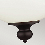 Подвесной светильник с белым стеклянным плафоном в форме шара на цепи Feiss варинант исполнения - 5 | Loft Concept в Челябинске