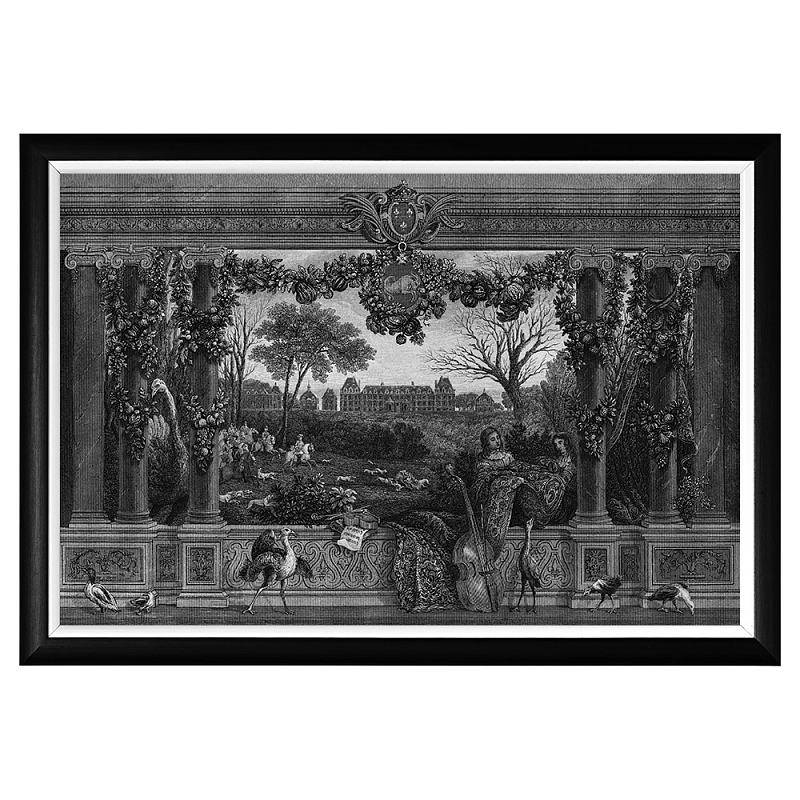 Постер Monceau Palace Poster Черный Белый Постер Monceau Palace Poster Черный Белый в Челябинске | Loft Concept