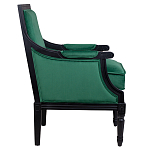Кресло Harry Armchair black and green velour варинант исполнения - 2 | Loft Concept в Челябинске