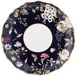 Чайный набор из фарфора темно-синий с рисунком цветов на 6 персон 12 предметов 280 мл Garden Whisper Porcelain Set  варинант исполнения - 2 | Loft Concept в Челябинске