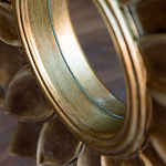 Зеркало-солнце с золотыми с лучами Rays of Peace варинант исполнения - 2 | Loft Concept в Челябинске