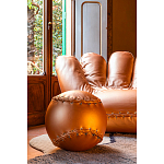 Дизайнерское кожаное кресло в форме руки Poltronova Joe Gold  Armchair варинант исполнения - 5 | Loft Concept в Челябинске