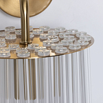 Бра с круглым основанием и длинными прозрачныи стеклянными трубками Nembus варинант исполнения - 4 | Loft Concept в Челябинске