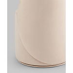 Пуф Loreen со спинкой вращающийся велюр молочный варинант исполнения - 3 | Loft Concept в Челябинске