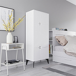 Комод белый с 4-мя дверцами на металлических ножках SPARK MULTIPURPOSE CABINET WHITE варинант исполнения - 2 | Loft Concept в Челябинске