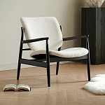 Кресло с каркасом и ножками из древесины и мягкими сиденьем и спинкой Venice варинант исполнения - 6 | Loft Concept в Челябинске