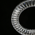 Люстра круглая с прозрачной хрустальной рамкой Maude Crystal Light варинант исполнения - 8 | Loft Concept в Челябинске