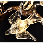 Люстра в виде золотой ветки с цветами и птичками Marvelous Garden варинант исполнения - 11 | Loft Concept в Челябинске