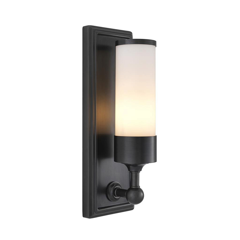 Бра Eichholtz Wall Lamp Valentine Bronze Белый Темная бронза Бра Eichholtz Wall Lamp Valentine Bronze Белый Темная бронза в Челябинске | Loft Concept