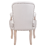 Кресло Aubrey Classical Armchair beige flax варинант исполнения - 3 | Loft Concept в Челябинске