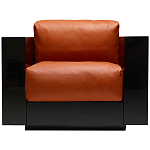 Дизайнерское кожаное кресло Poltronova Saratoga Armchair варинант исполнения - 1 | Loft Concept в Челябинске