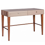 Стол письменный из массива бука с 2-мя ящиками бежевый Wenge Light варинант исполнения - 1 | Loft Concept в Челябинске