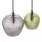 Подвесной светильник каскадный с 2-мя рельефными плафонами Cascade with Relief Lampshades варинант исполнения - 4 | Loft Concept в Челябинске