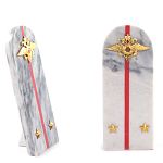 Сувенир Погон МВД из натурального камня мрамор Souvenir Epaulets варинант исполнения - 2 | Loft Concept в Челябинске