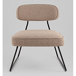 Кресло лаунж Kate букле капучино варинант исполнения - 4 | Loft Concept в Челябинске