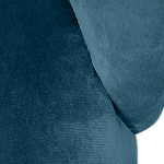 Барный стул вращающийся со спинкой Синий Велюр Vendramin Chair варинант исполнения - 3 | Loft Concept в Челябинске