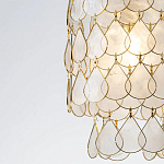 Подвесной светильник с декором из натуральной морской ракушки Iridescent Light варинант исполнения - 4 | Loft Concept в Челябинске