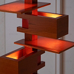 Торшер с каркасом из множества полок Links варинант исполнения - 2 | Loft Concept в Челябинске