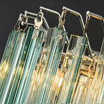 Дизайнерская люстра AQUA Blue Lagoon бирюзовое стекло несколько ярусов варинант исполнения - 4 | Loft Concept в Челябинске