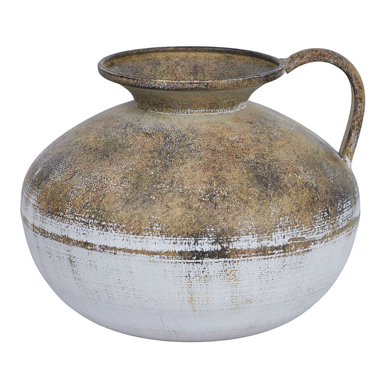 Ваза металлическая с ручкой Bygone Era  в Челябинске | Loft Concept 