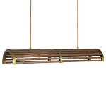 Люстра линейная полукруглой формы Wooden Horseshoe варинант исполнения - 4 | Loft Concept в Челябинске