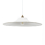 Подвесной вязаный белый светильник «Токио»  варинант исполнения - 1 | Loft Concept в Челябинске