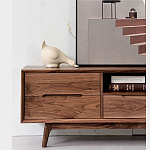 Тумба под телевизориз массива дерева TV Stand made of Walnut Wood варинант исполнения - 3 | Loft Concept в Челябинске