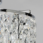 Потолочный светильник круглый с прозрачными подвесками Lunet варинант исполнения - 13 | Loft Concept в Челябинске