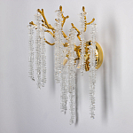 Бра золотого цвета с ветвями и хрустальными подвесками FAIRYTREE Light варинант исполнения - 3 | Loft Concept в Челябинске