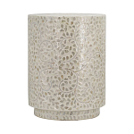 Приставной столик с рисунком из раковин устриц Bone Inlay варинант исполнения - 2 | Loft Concept в Челябинске