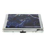 Портсигар на 10 сигарет с газовой зажигалкой из натурального камня Содалит Stone Cigarettes Cases варинант исполнения - 5 | Loft Concept в Челябинске