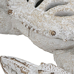 Статуэтка краб с детализированной текстурой в белом цвете Marine Accessories варинант исполнения - 3 | Loft Concept в Челябинске