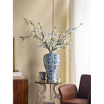 Ваза фарфоровая высокая с синими цветочными мотивами Independence варинант исполнения - 5 | Loft Concept в Челябинске