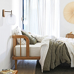 Кровать из массива дуба с пружинным блоком Mateta варинант исполнения - 8 | Loft Concept в Челябинске