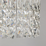 Потолочный светильник круглый с прозрачными подвесками Lunet варинант исполнения - 14 | Loft Concept в Челябинске