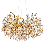 Люстра с хрустальными подвесками Fairytree Gold Crystal Chandelier 10 варинант исполнения - 1 | Loft Concept в Челябинске