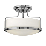 Потолочный светильник с круглым матовым белым плафоном Hinkley варинант исполнения - 9 | Loft Concept в Челябинске