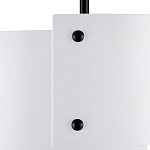 Потолочный светильник круглый светодиодный Semicircular White Panels белый варинант исполнения - 1 | Loft Concept в Челябинске