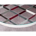 Дизайнерский круглый кофейный стол со стеклянной столешницей Gio Ponti D.555.1 Coffee Table варинант исполнения - 3 | Loft Concept в Челябинске