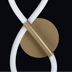 Бра с белым плафоном в форме восьмерки и круглым основанием Luke Lampco Tracer Lamp варинант исполнения - 5 | Loft Concept в Челябинске