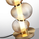 Настольная лампа с 3-мя рифлеными стеклянными шарами Marcelh Light варинант исполнения - 4 | Loft Concept в Челябинске