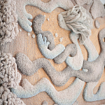 Тканый вручную монументальный настенный гобелен Soft Inception варинант исполнения - 2 | Loft Concept в Челябинске