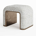 Пуф Forli с элегантной латунной вставкой варинант исполнения - 1 | Loft Concept в Челябинске