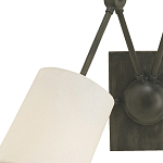 Бра с двумя тканевыми абажурами в форме цилиндра Prerequisites варинант исполнения - 1 | Loft Concept в Челябинске